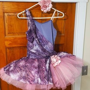 EUC Purple and Pink Lace Tutu Costume